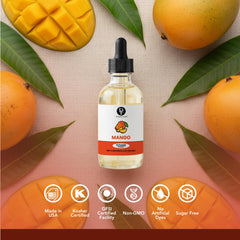 Frosting made with Dolce Foglia Mango Extract for mango-topped cakes.