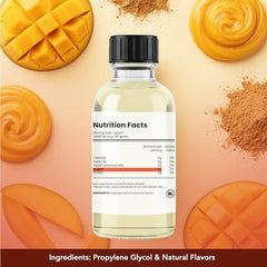 Dolce Foglia Mango Extract being poured for beverages and desserts flavoring.