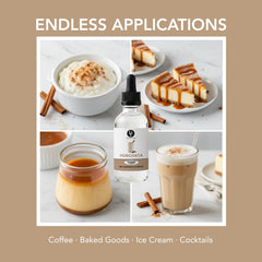 Dolce Flav horchata extract used in baked goods for depth and aroma