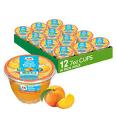 Dole Fruit Bowls Diced Peaches in 100% Juice for a quick, vitamin-rich snack.