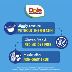 Dole Fruit Bowls Mixed Fruit in Gel, colorful single-serve cup