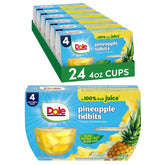 Dole Fruit Bowls pineapple tidbits in juice, ideal for lunchboxes and on-the-go snacking