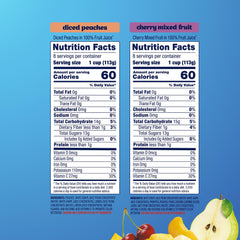 Dole fruit bowls snack ready without washing or cutting.