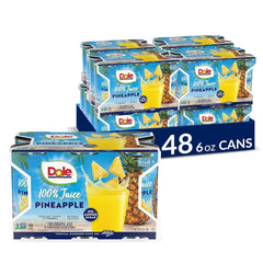 Dole Pineapple Juice front can view, 100% juice with vitamin C.
