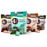 Don't Worry meringue cookies pack front view highlights gluten-free snack