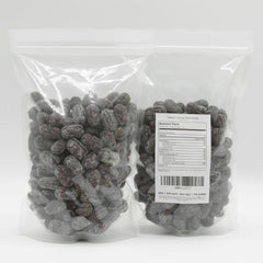 Donty-Tonty Claeys licorice 14oz texture close-up shows firm candy dissolving slowly.