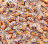 Donty-Tonty Crunchy Candy bulk bag reveals crisp texture and sugar-free snacking for parties.