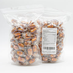 Donty-Tonty Crunchy Candy Nuggets transparent packaging demonstrates freshness and moisture protection.