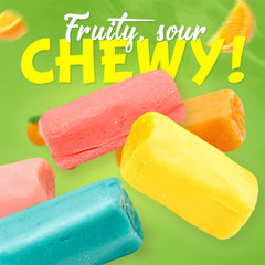 Donty-Tonty Fruit Chews lemon flavor—refreshing picnic bite