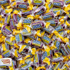 Donty-Tonty hard candy grape display bag highlights bold grape flavor for gatherings