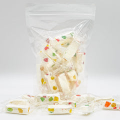 Donty-Tonty JUJUBE NOUGAT shown in a clear packaging bag for freshness visibility