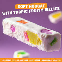 Donty-Tonty JUJUBE NOUGAT Tropical resealable bag keeps candy fresh for sharing