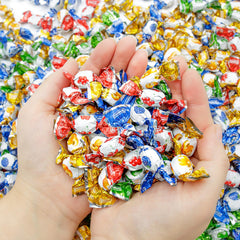 Donty-Tonty candy chewy center texture shown in bite.