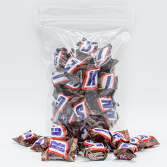 Donty-Tonty resealable bag keeps candies fresh during transit and storage.