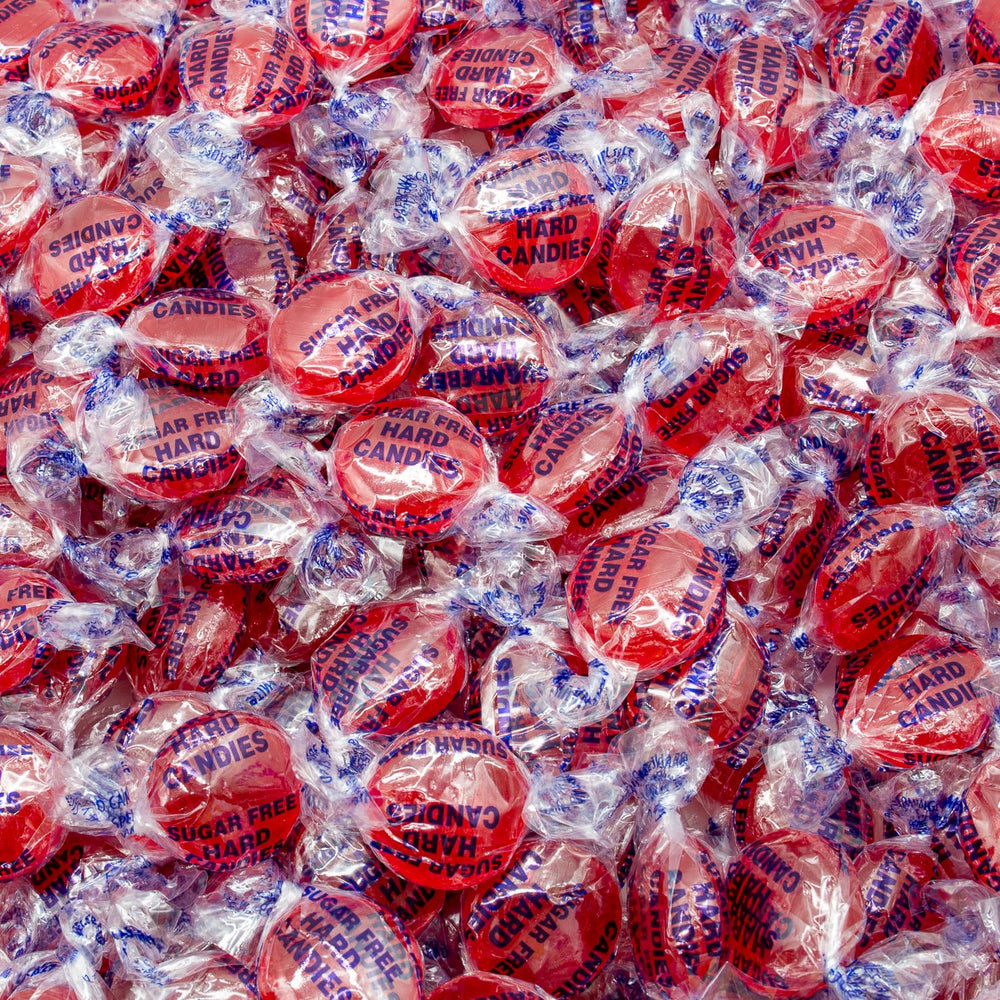 Donty-Tonty sugar-free cinnamon hard candy in a 1 lb bulk bag highlighting keto-friendly option.