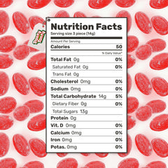 Donty-Tonty wild cherry candy bulk bag shows clear packaging for easy storage.