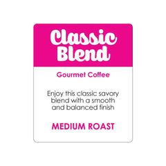 Donut Café Non-GMO, gluten-free badge on packaging for health-conscious shoppers.