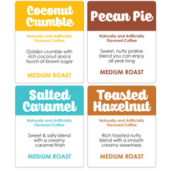 Donut Café salted caramel pods offer indulgent sweetness in every brew