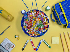 Dooboe fruity chews and hard candies—vibrant flavors for candy buffets and snack stations.