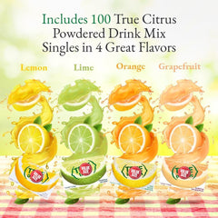 Doomi Truae Orange packet delivers sunny orange flavor for tea or water