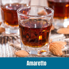 Door County Coffee Amaretto Ground brew cup with inviting aroma.
