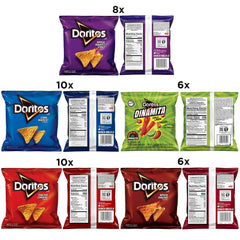 Cool Ranch Doritos bags highlight a crowd-pleasing flavor for after-school snacking.