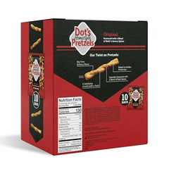 Dot's Pretzels baked to golden perfection with a savory profile.