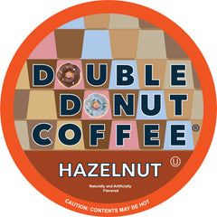 Keurig-compatible Double Donut hazelnut pod ready for a quick brew