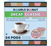 Double Donut Decaf Classic Pods for Keurig deliver rich flavor without caffeine