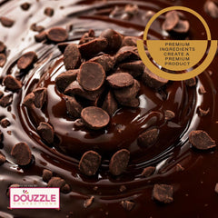 DOUzzle Sweet Carob Chips melted into baked goods for cocoa-free flavor.