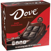 Dove dark chocolate bar wrapped individually for easy sharing at gatherings
