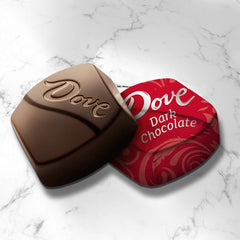 Dove Promises foil-wrapped candy ready for sharing