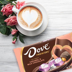 Dove Promises Valentines packaging image creates a festive mood for celebrations.