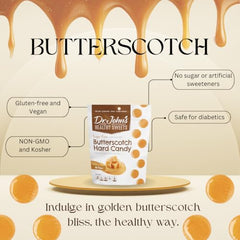 Dr. John's Healthy Sweets Sugar Free Butterscotch Candy value size promotes budget-friendly stocking.