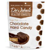 Dr. John's sugar-free chocolate candy in a resealable bag for easy snacking.