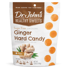 Dr. John’s Sugar Free Ginger Candy packaging for on-the-go freshness