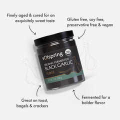 Dr. Mercola Solspring uses organic Wisconsin-grown garlic for rich, natural flavor.