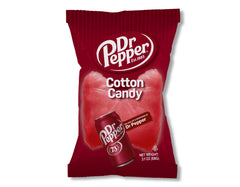 Dr Pepper Cotton Candy 88g pack front view with vibrant branding for snack-time fun