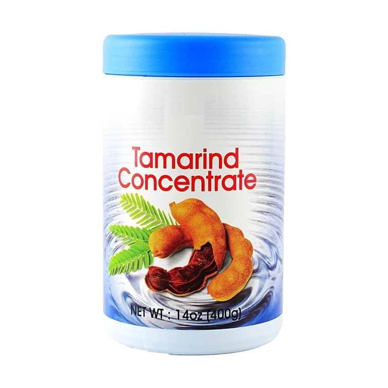 DragonDish Thai Tamarind concentrate bottle highlights authentic flavor for Pad Thai and curries.