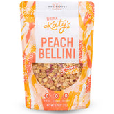 Katy's Peach Bellini loose tea with dried fruit leaves, bright aroma and fresh appeal