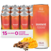 Drink Your Meditation Moment Adaptogen can with spiced mango flavor supports calm focus