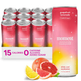 Drink Your Meditation Moment grapefruit lemonade can for a refreshing zero sugar option