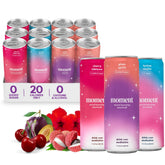 Drink Your Meditation pack shot with 12 cans of zero sugar adaptogen drinks