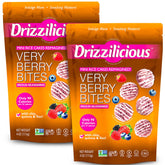 Drizzilicious mini Very Berry rice cakes in a crisp bite for on-the-go snacking.