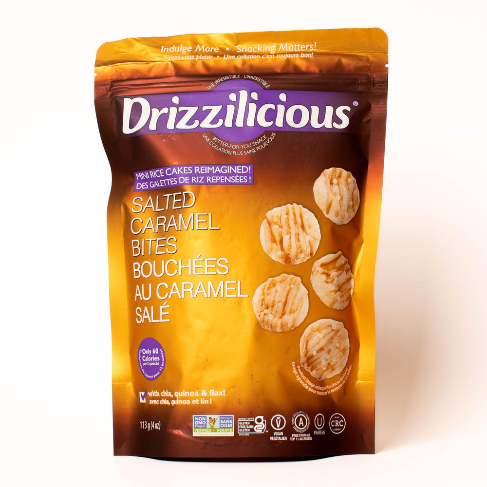 Drizzilicious Salted C 1PK bottle view for vegan, gluten-free toppings