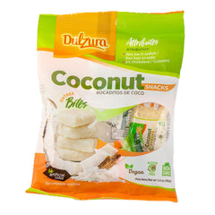 Dulzura Coconut Snacks – light, flaky texture ideal for quick snacking.