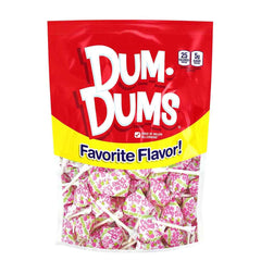 Dum Dums Dragon Fruit bulk bag of lollipops ready for sharing