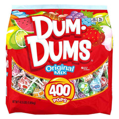 Dum Dums Original Mix 400 ct bag for bulk party snacking