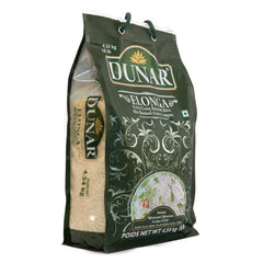 Dunar Elonga Basmati 10lb bag ready for family meals and meal prep