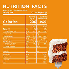 Duncan Hines mix with real carrots delivers rich carrot flavor